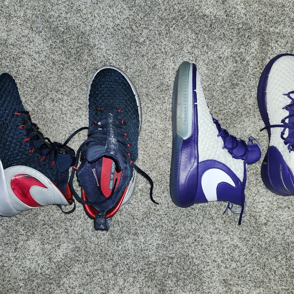 NIKE "DUNK OF DEATH" AND "LOB" SIZE 9.5 & 9 LIKE NEW AND NEW
